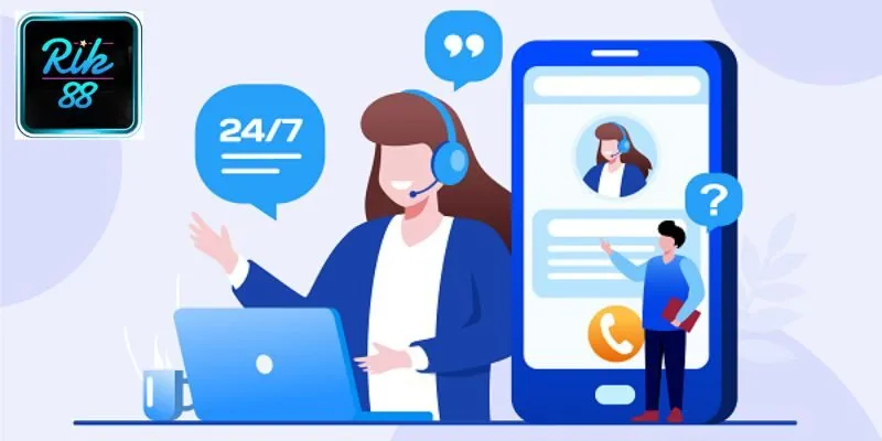 Đội ngũ chăm sóc khách hàng của Rik88 được đào tạo chuyên nghiệp